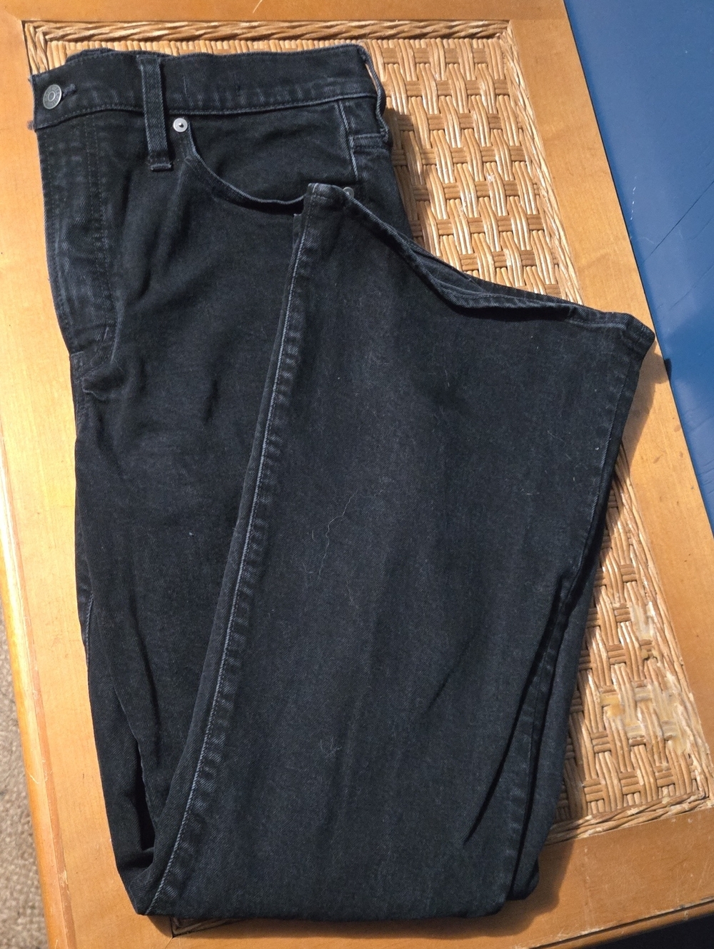 Madewell Black Wide-Leg Jeans